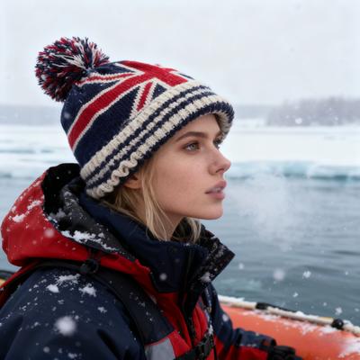 1 шт. Зимняя вязаная теплая шапка-бини для мужчин и женщин с принтом британского и американского флага, подходит для занятий спортом на открытом воздухе, лыж, походов, ветрозащитная шапка