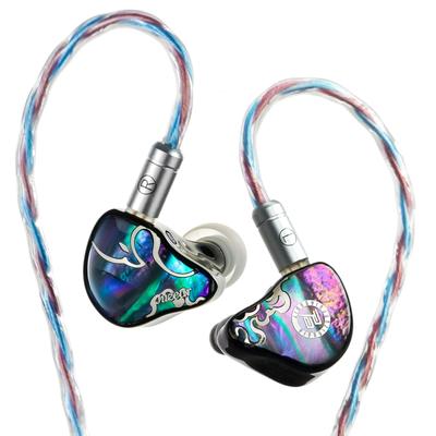 HiFiGo Juzear Narukami Defiant Гибридные проводные наушники-вкладыши 3BA + 1DD, Высококачественное Hi-Fi звучание, Посеребренный медный кабель с 2-контактным разъемом