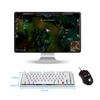 Gaming 81 Keys with Red Mechanical Gaming Keyboard with RGB LED USB Fast Waterproof Gaming Keyboard e-Element Keyboard, Anti-Ghosting Switches,