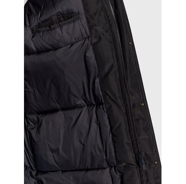 Зимняя куртка Trussardi 52S00745, черная, стандартный крой