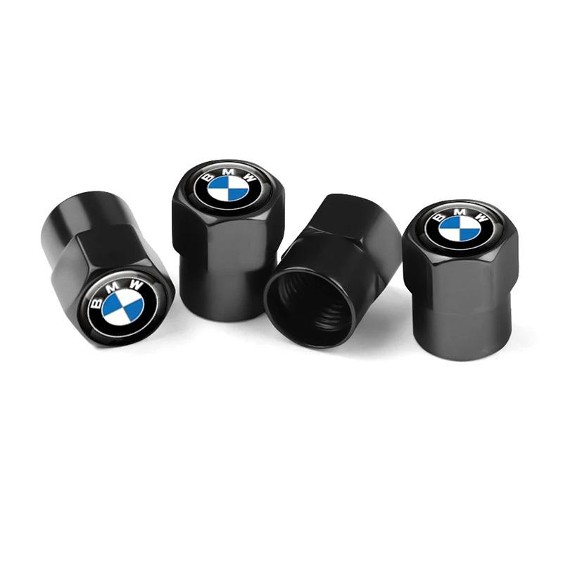 For BMW M Emblem E46 E36 E34 F10 E90 F30 E60 F30 E53 E30 E92 E87 Car Wheel Tire Valve Caps 4Pcs Metal Stem Cover npdf01