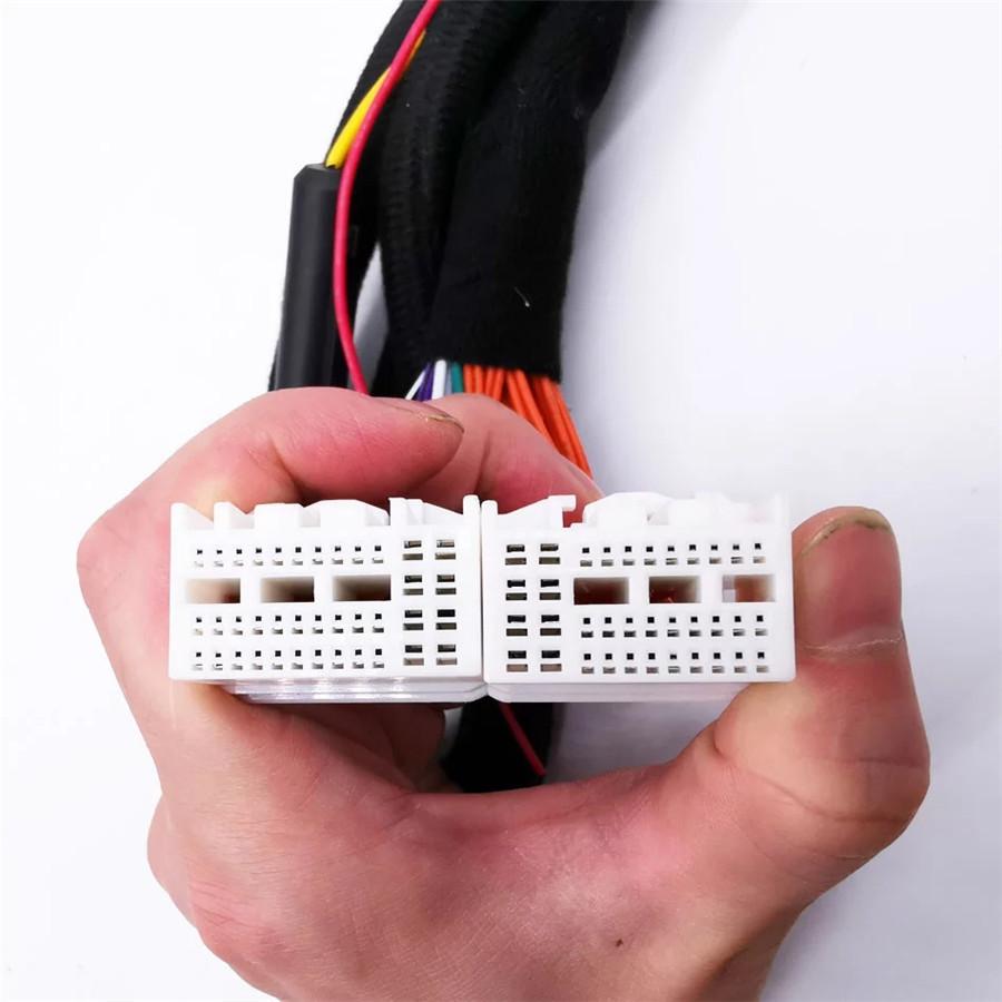 4Ch In/6Ch Out Car Digital Dsp Amplifier High Resolution O Play Dsp Processor Amplifier Bluetooth 5.0 With Wiring Harness For Kia Hyundai 2016-20