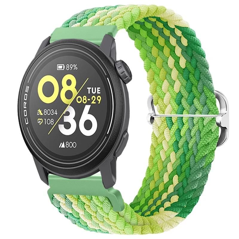 Нейлоновый плетеный ремешок 20/22 мм для COROS APEX 4/PACE Pro/4 3 2 Регулируемый браслет для CMF Watch 3/2/1 Pro Suunto Race 2/S/Run