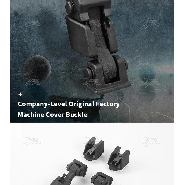 JIDIXIAN A Pair Black Car Engine Hood Latch Catch Lock Cover for Jeep Wrangler TJ 1997-2006 ABS Car Exterior Accessories