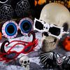 Хэллоуин Модные очки Новинка Косплей Реквизит Фотоаксессуары Сувениры для вечеринки на Рождество Уникальный дизайн Декор для линз