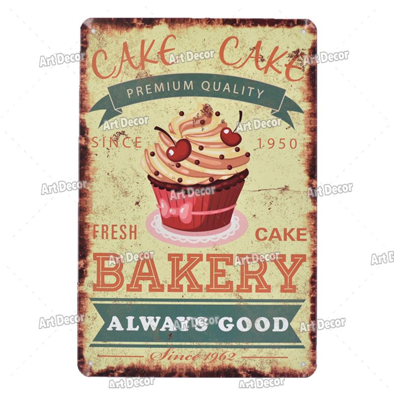 Shabby Chic Popcorn Metal Poster Tin Sign Vintage Cinema Dining Room Decor Plaques Retro Hot Dog Metal Plate Kitchen Accessories