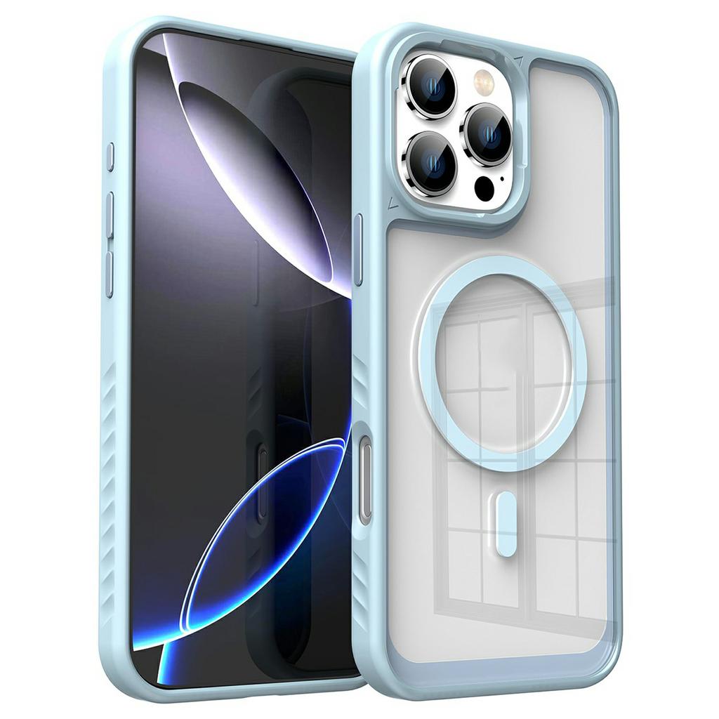 For iPhone 16 Pro Max Case Compatible with MagSafe TPU + PC Shockproof Phone Back Cover