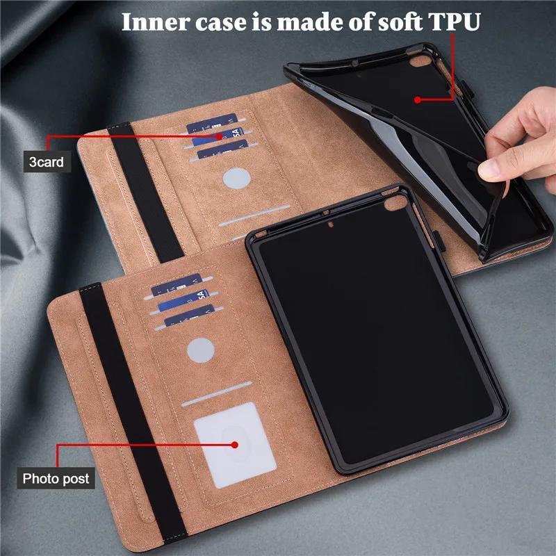 Funda for Samsung Galaxy Tab A9 Case 2023 SM-X110 X115 Luxury Leather Wallet Stand Tablet Coque for Galaxy Tab A9 Case 8.7 Inch