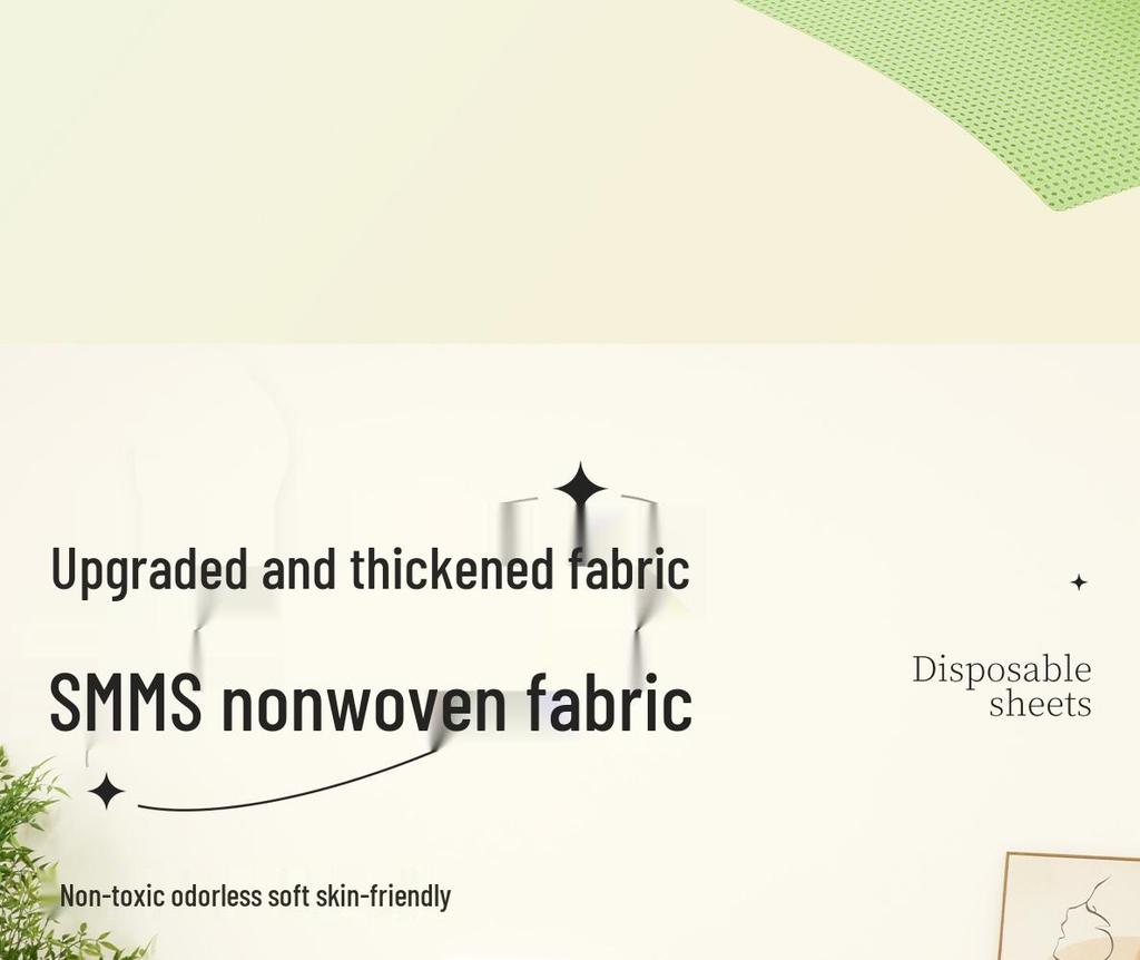 Portable Disposable Bed Sheet & Pillowcase Set: Anti-Dirty, Thickened Four-Piece Travel Kit for Double & Single Beds