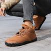 Popular velvet Martin boots men's large size men's shoes high top wear-resistant men's boots outdoor casual shoes couple cotton shoes