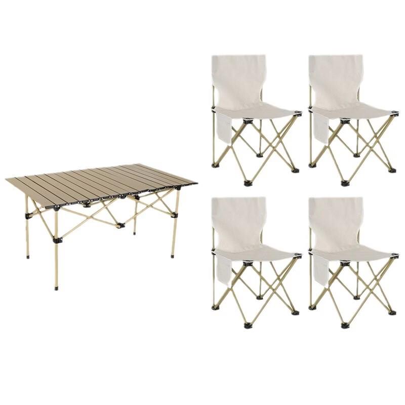 ZISIZ Outdoor Folding Picnic Table Set