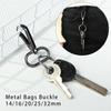 1pcs Metal Split Ring DIY KeyChain Lobster Clasp Bags Strap Buckles Hook Collar Carabiner Snap