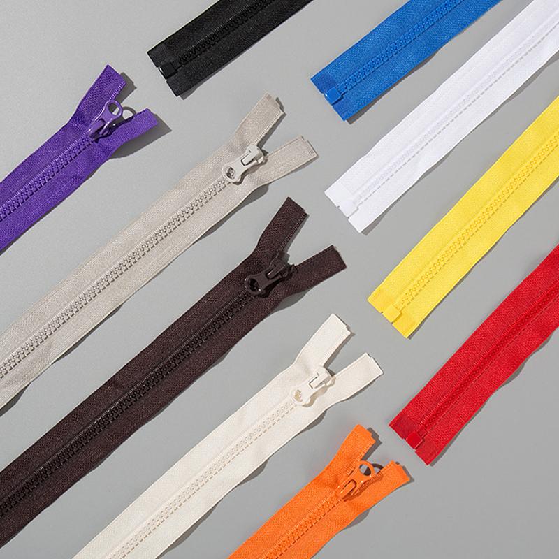 5# Спиральные молнии из смолы Портной Цветная молния с открытым концом DIY Ручная работа Пуховик Пальто Одежда Швейные аксессуары