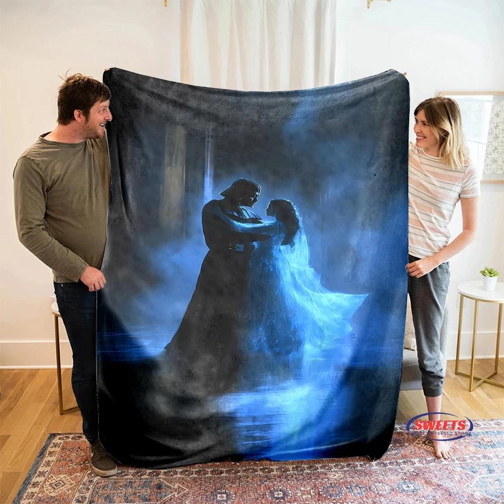 3D Printing Darth Vader Blanket,Warm and Cozy Flannel Blanket,Sofa Bedroom Office Leisure Nap Cover Blanket,Children's Nice Gift