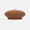 WHITE SANDS Patch Wool Beret Camel