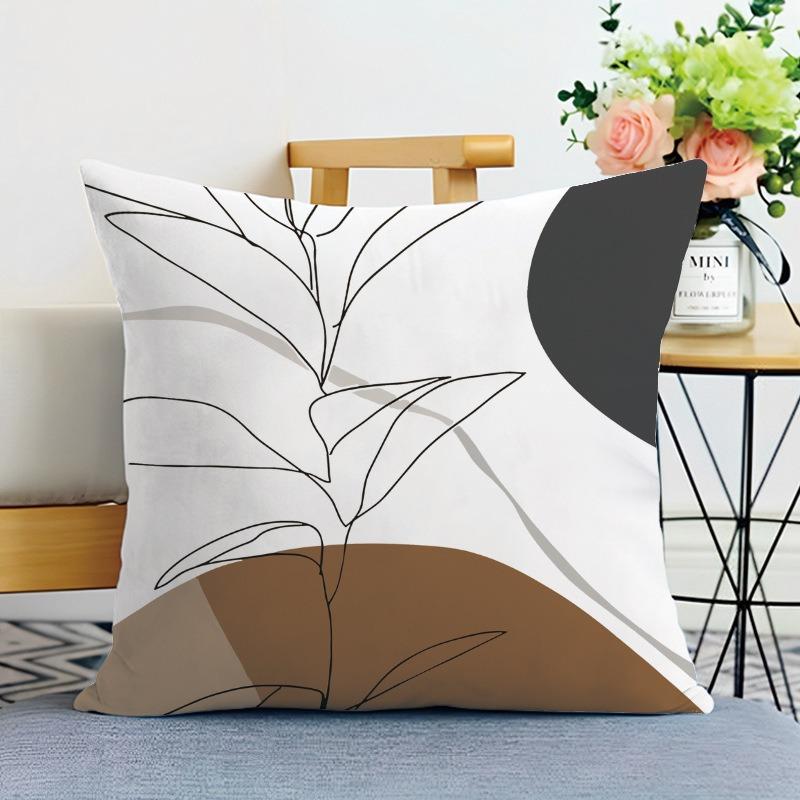 Декоративная наволочка Morandi Color Matching Print для спальни, гостиной, квадратная подушка, наволочка