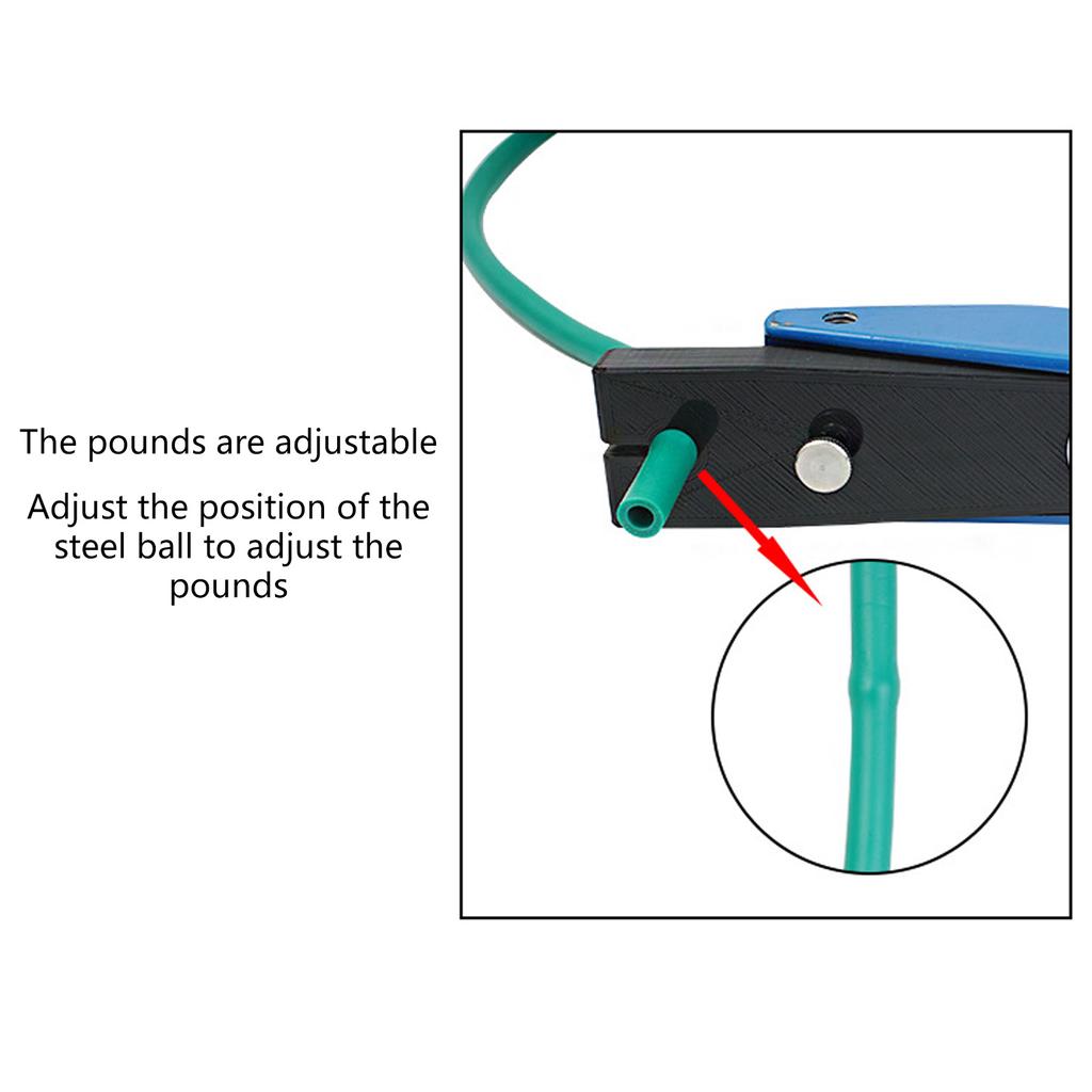 Archery Trainer Puller Grip Arm Force Strength Training Elastic Rope Archery Training Band Exerciser, Rubber Arrow Band