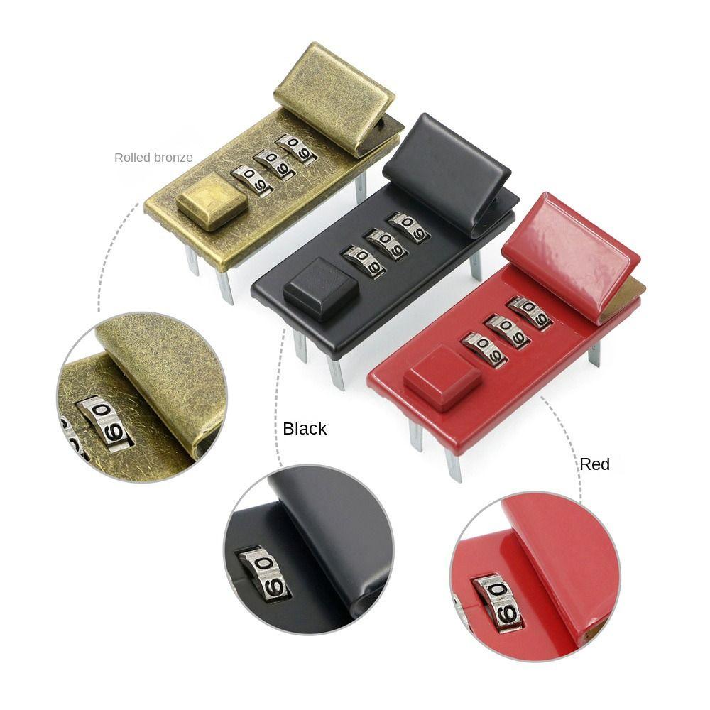 DIY Блокнот Пароль Замок Водонепроницаемый Портфель Замок Прочный Механизм Замок Багаж