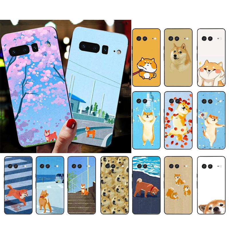 Phone Case For Google Pixel 10 9 Pro XL 9A 8 7 6 Pro Pixel 8A 7A 6A Pixel 8 7 6 5 Shiba Inu