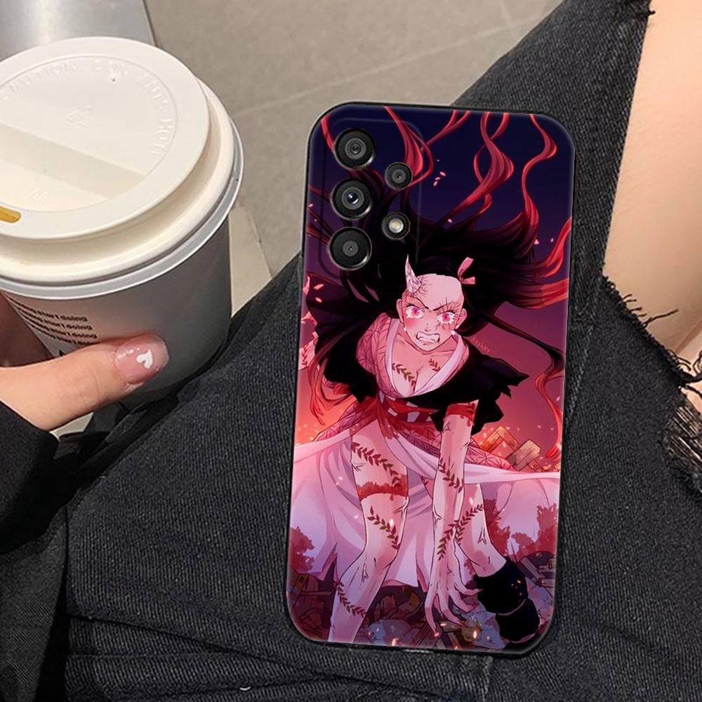 Чехол для телефона Demon Slayer Танджиро для Samsung A73 A72 A71 A57 A56 A55 A54 A53 A52 A51 A37 A36 A32 A23 A22 A16 A15 A14