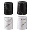 Modern Marble Design Double Layer Garbage Bin with Odor Control Flip Lid for Office Kitchen Bathroom Bedroom