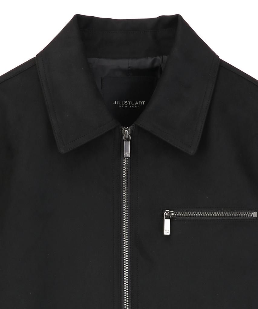 Jillstuart Newyork Men Suede Touch Trucker Jumper - Black (Jnju6A104Bk)