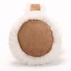 WTEMPO 1PC Maillard Style Warm Plush Earmuffs Cold-proof Windproof Cozy Soft Foldable Comfortable Ear Warmers
