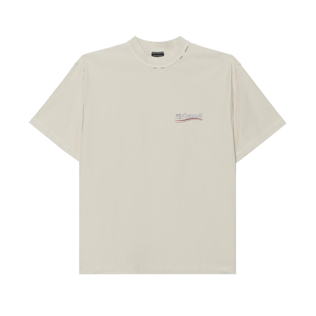 Balenciaga Logo Printed Crewneck T Shirt 830247TSVF38573
