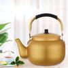 Outdoor Kitchen Accessories Travel Cookware Portable Teapot Gold Aluminum Coffee Pot Water Kettle