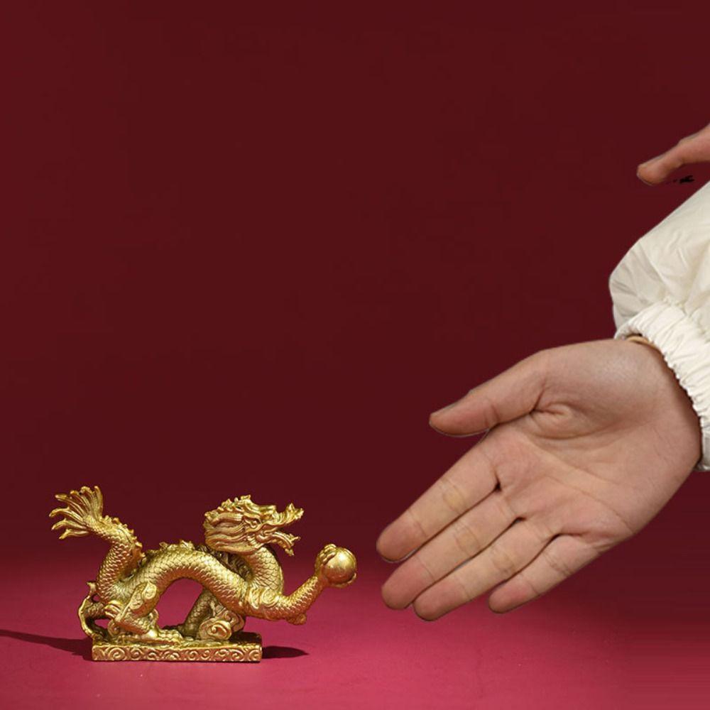 Искусство Статуэтка Дракона Зодиака Настольный Декор Скульптура Животного Скульптура Животного Украшения Дракона Офис