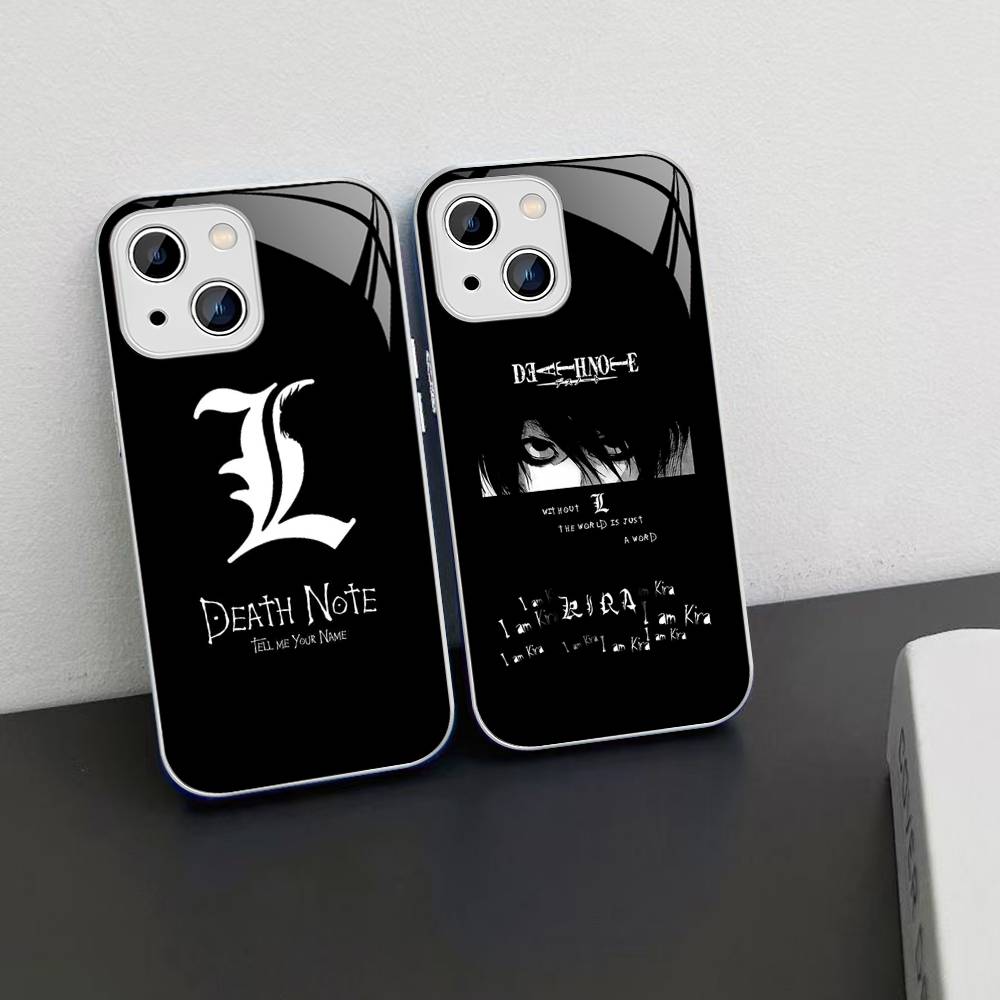 D-Тетрадь смерти Для iPhone 14 13 12 Mini 11 Pro XS Max X XR 14 Plus Закаленное стекло