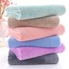 Solid Color High-density Coral Fleece Towel Soft and Absorbent Quick Drying Hair Towel Gift