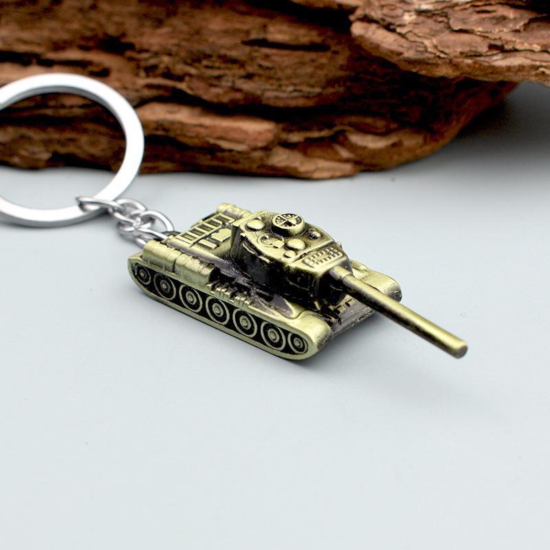 T34 Tank Keychain: Creative Car Pendant & Men's Accessory