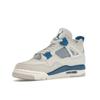 Кроссовки унисекс Air Jordan 4 Retro Military Blue 2024 кремово-белые нейтрально-серые FV5029-141