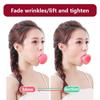 Pink Jaw Face Neck Toning Exerciser Face Lift Skin Firming V Shape Cute Portable Smooth Wrinkle Mouth Exercise Face Trainer Tool
