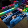 Erling Haaland Design Crystal Velvet Carpet Cozy Non?Slip Printed Rug For Bedroom Living Room Entrance