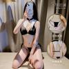 Секс нижнее белье женское сексуальное маленькая грудь соблазнение трехточечный большой размер соблазнение страсть кровать свободный промежность костюм