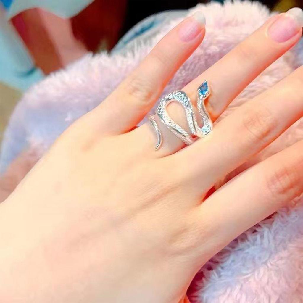 Кольцо Spirit Snake, студенческое холодное, маленькое, элитное, легкое роскошное кольцо