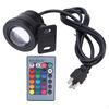 RGB LED Decorative Light Waterproof Multi Color Outdoor Spotlight (10w Black 9*bead)