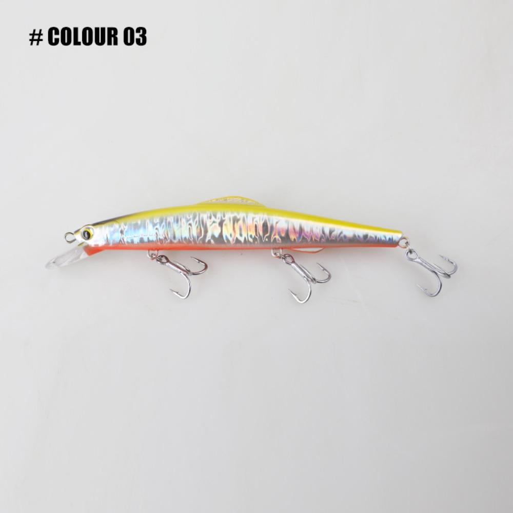 Streamline Minnow Fishing Lure 3D Bionic Fish Eyes Hard Bait Freshwater Fishing