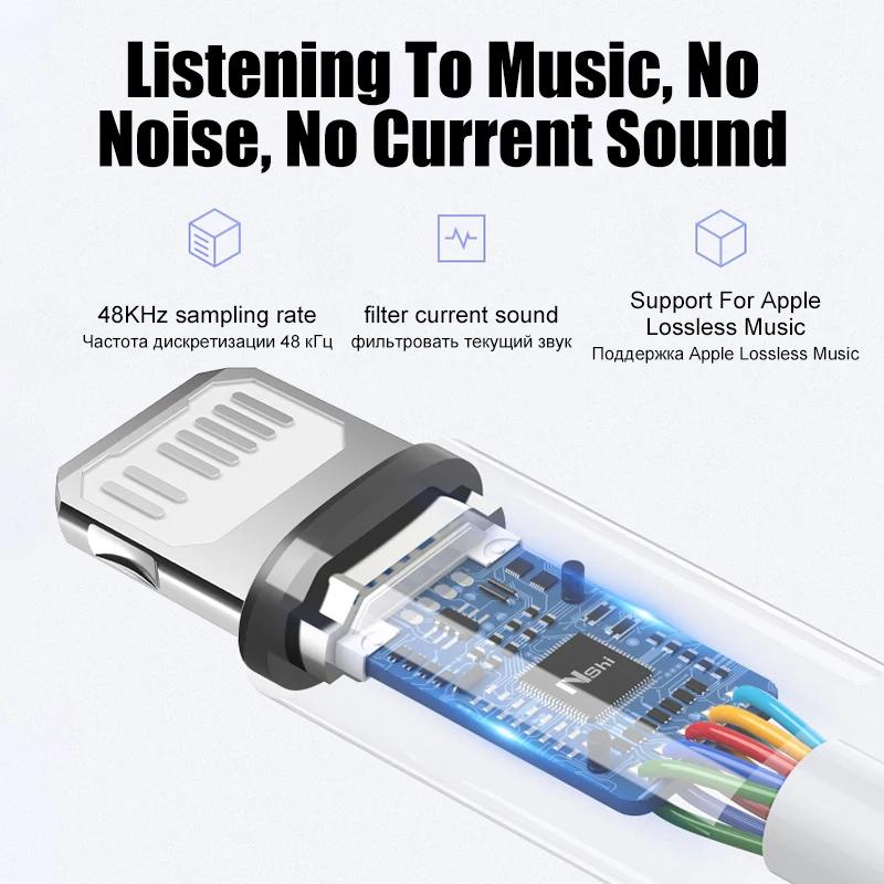 3,5 мм аудиоадаптер для iPhone 14 Pro 11 13 12 15 Pro Max XS наушники AUX кабель USB C разъем типа C телефон аксессуары