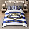 Custom Name Queens Park Rangers _ QPR 3Pcs Duvet Cover Set Personalized Text Bedding Pillowcases Bedroom
