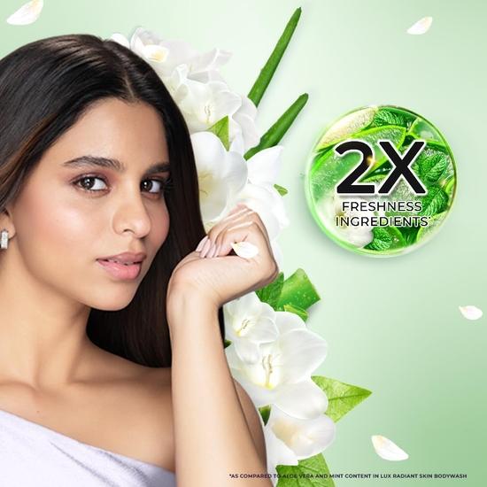 Гель для душа Lux, с ароматом фрезии и алоэ вера, очищающее средство для кожи со стойким ароматом, без парабенов, 245 мл