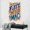FFleetwood Rock Band Mac Гобелен Декор Комнаты Настенная Ткань Вечеринка Подвесной Фон Декор Комнаты Детская Комната