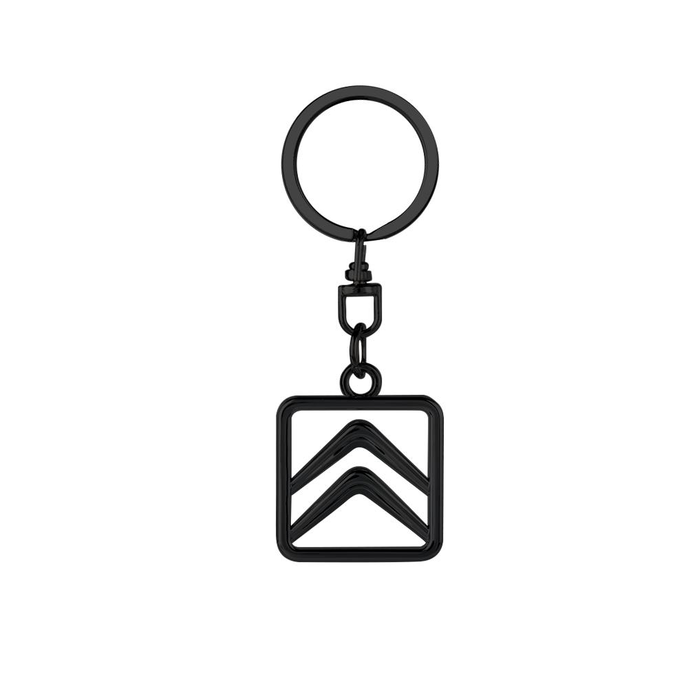 1pcs New Car Metal Keychain Hollow Key Ring Accessories For Citroen C1 C2 C3 C4 Grand Picasso C4L C5 C-ELYSEE Berlingo Cactus DS