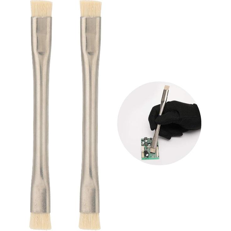 SUNGOOYUE ESD Brush, 2pcs Antistatic ESD Brush Motherboard Cleaning Repair Tools for PCB Mobile Phone Tablet