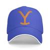 Dutton Ranch Gold Logo Baseball Caps Peaked Cap Yellowstone National Park Sun Shade Hats for Men Women