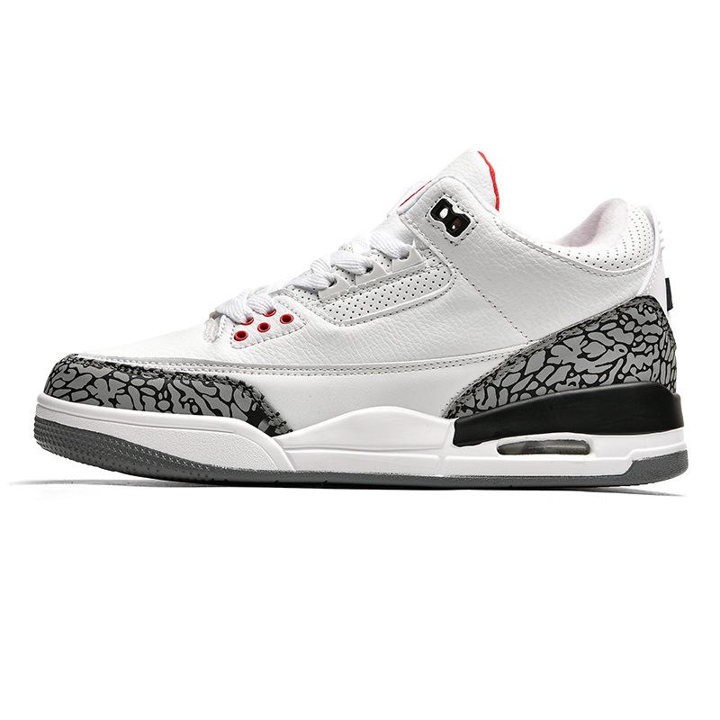 Men's AJ33 Basketball Sneakers, Black Cement, Youth Sports Air Cushion Shoes