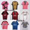 Мужская ретро-футболка AC Milan/Inter Milan/Juventus - Летняя, с коротким рукавом, свободная и дышащая.
