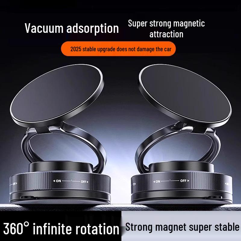 2025 Магнитный телескопический автомобильный держатель с вакуумной присоской для навигации на консоли